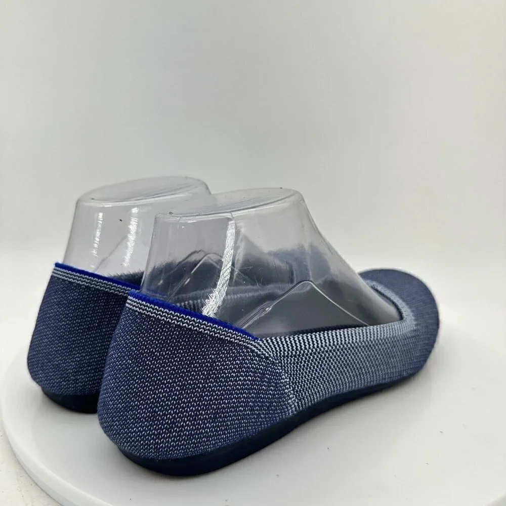 Rothy's The Flat Grey Textile Slip On Ballet Classic Comfort Women Shoes Sz 6.5 - Picture 5 of 13